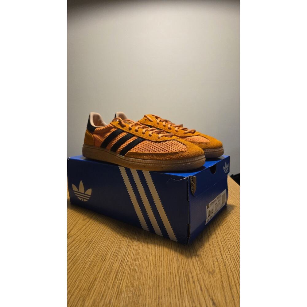Adidas Originals Unisex - Handball Spezial Orange Black - JS3864 Sz 10.5 New